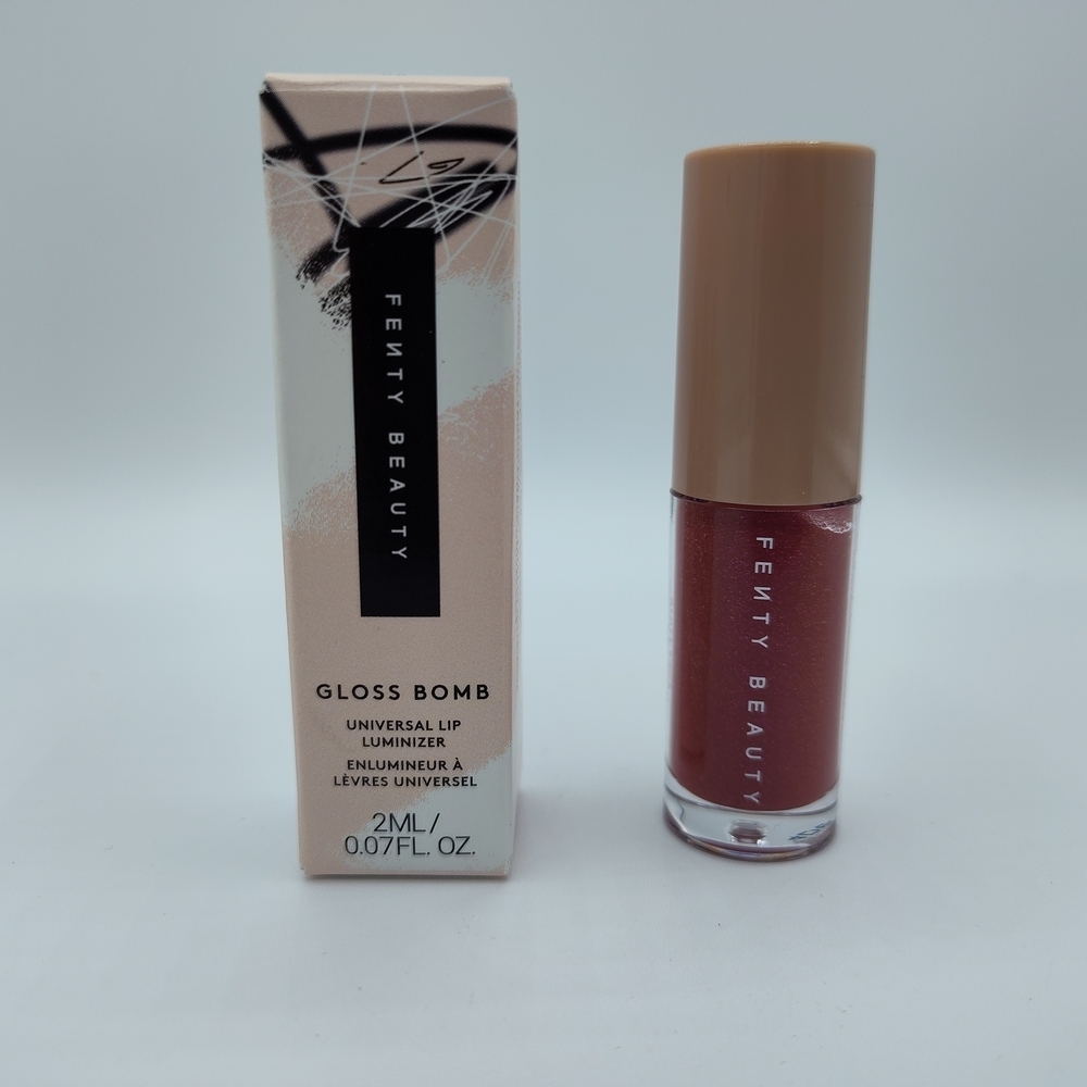 Fenty Beauty Gloss Bomb Universal Lip Luminizer RiRi 08 Deluxe Mini 2ml